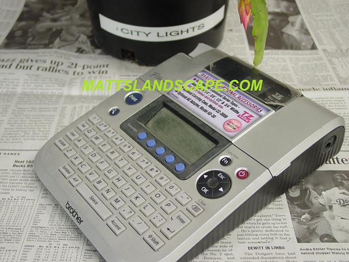 Brother Three Quarter Inch Tz Label Maker