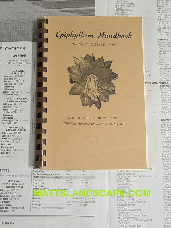 Epiphyllum Handbook