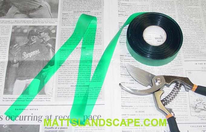 Garden Tape 1 Inch By 150 Ft Green