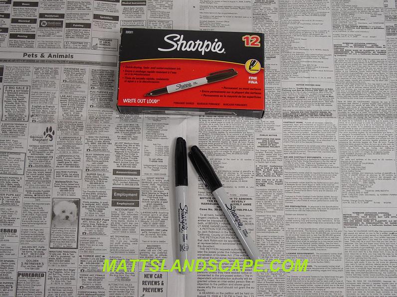 Permanate Markers 2 Qty